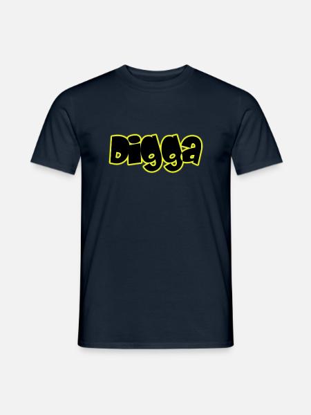 Digga - Männer T-Shirt - Navy