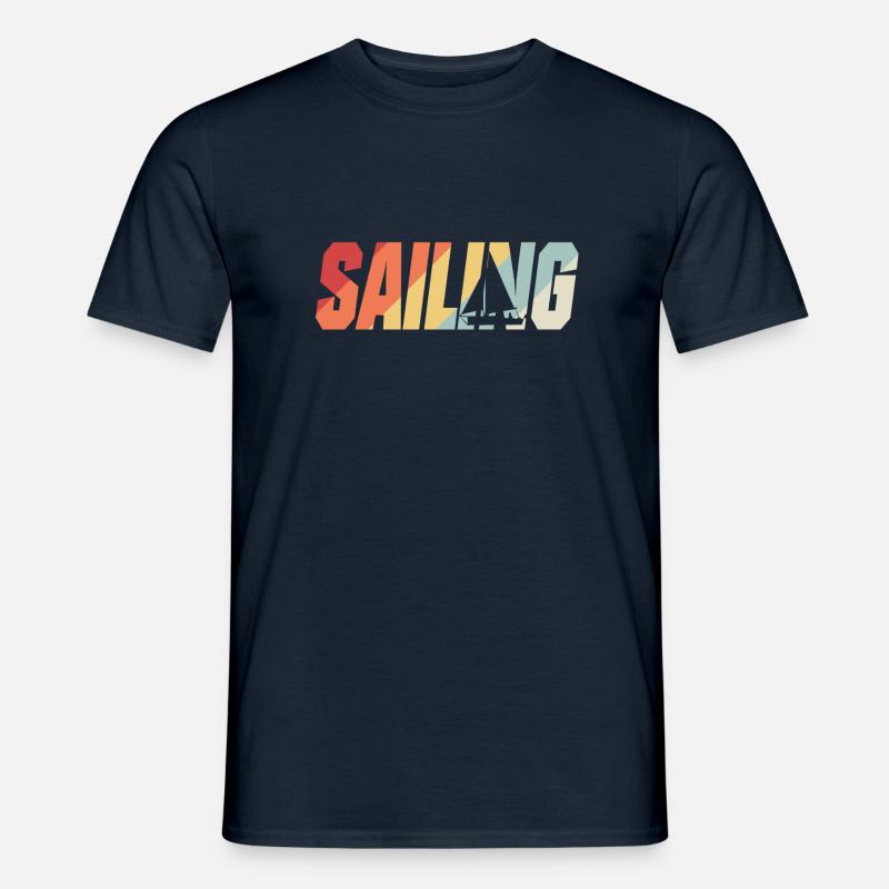 Sailing - Männer T-Shirt - Navy