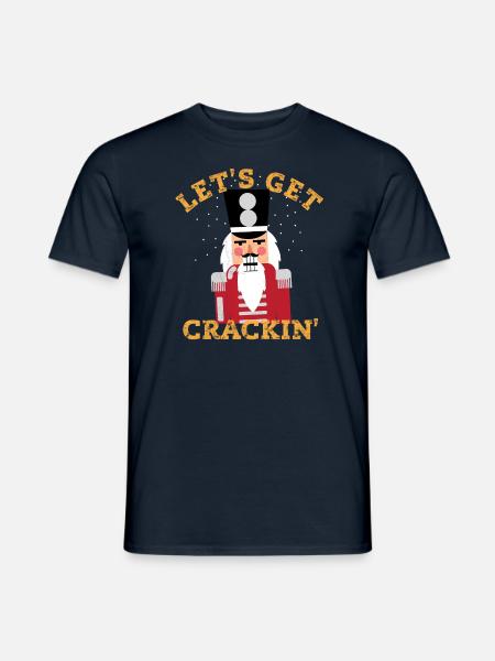 Lets get Crackin' - Men's T-Shirt - navy