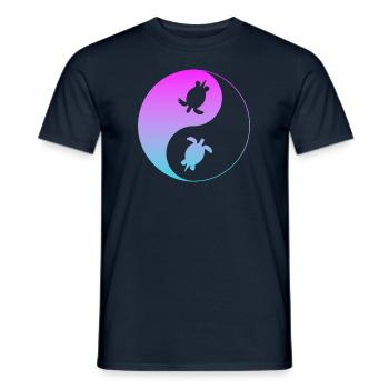 Schildkröte - Männer T-Shirt - Navy - Vorne - AI Model Male 178 light (178cm)