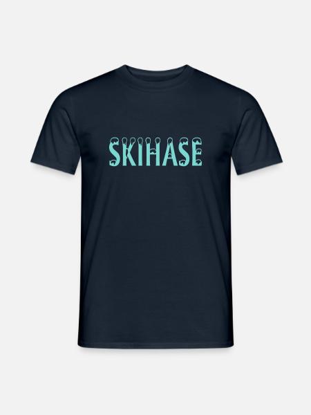 Skihase Ski skihase - Männer T-Shirt - Navy