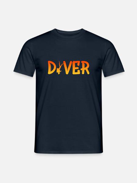 Diver - Männer T-Shirt - Navy