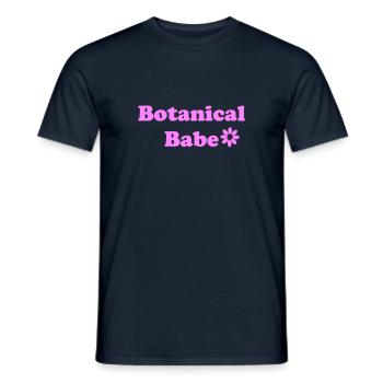 Botanisches Baby - Männer T-Shirt - Navy - Vorne - AI Model Male 178 light (178cm)