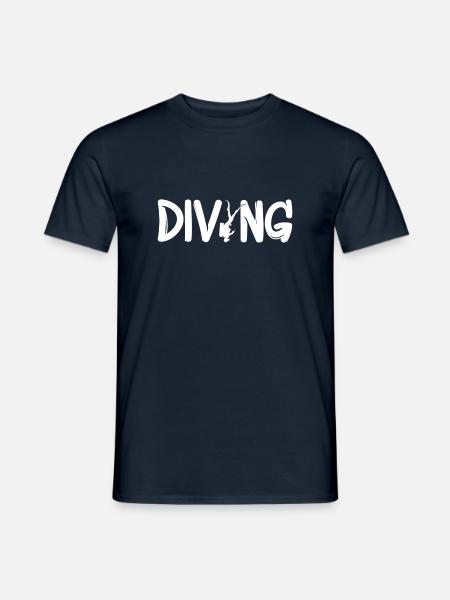 Tauchen Diving - Männer T-Shirt - Navy