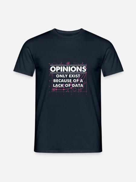 Data Science Lack of - Men's T-Shirt - navy