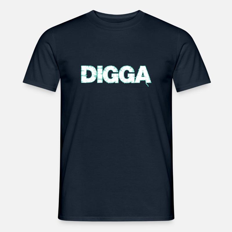 Digga - Männer T-Shirt - Navy