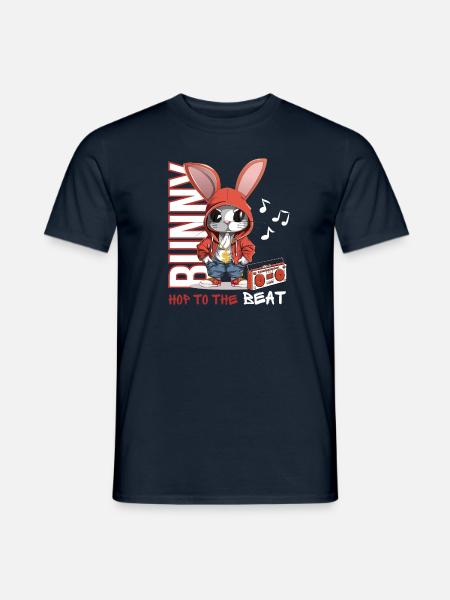 LAPIN HIP HOP - T-shirt homme - marine