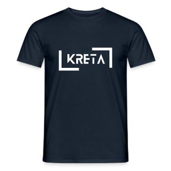 Crete - Men's T-Shirt - navy - Front - AI Model Male 178 light (178cm)