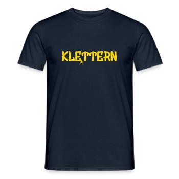 Kletterer Boulderer klettern bouldern Geschenk - Männer T-Shirt - Navy - Vorne - AI Model Male 178 light (178cm)