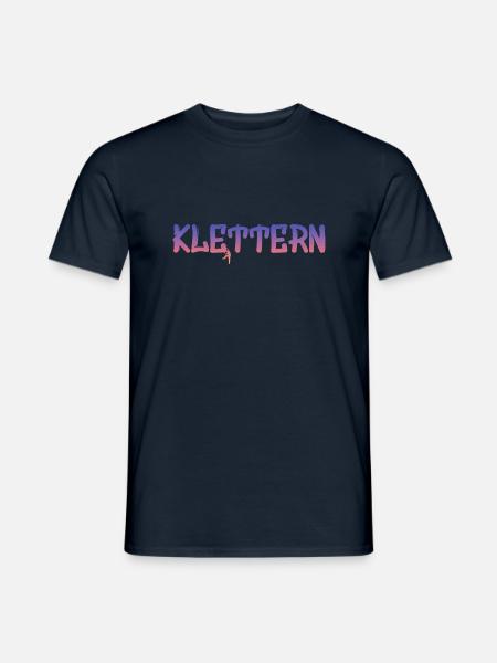 Kletterer Boulderer klettern bouldern Geschenk - Männer T-Shirt - Navy
