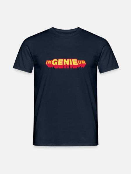ingénieur, trois couleurs - T-shirt homme - marine