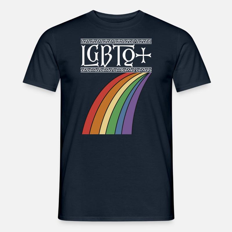 LGBTQ+ - Männer T-Shirt - Navy