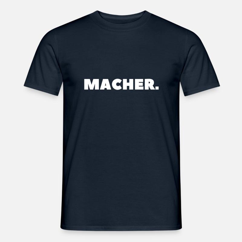 Macher - Männer T-Shirt - Navy