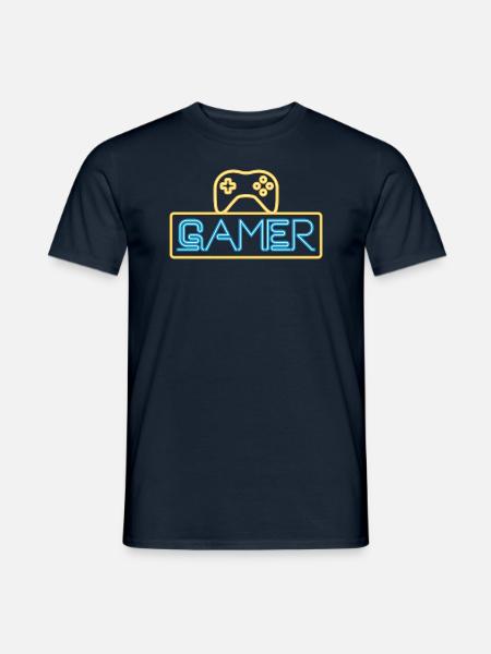 Gamer Neon - T-shirt homme - marine