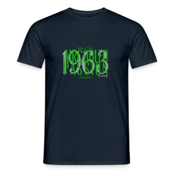 Aircooled seit 1963 - Männer T-Shirt - Navy - Vorne - AI Model Male 178 light (178cm)