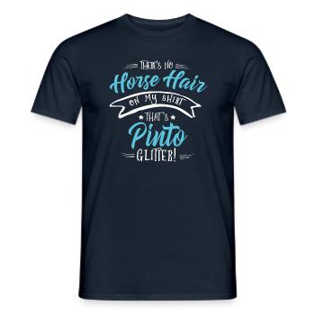 Glitter Pinto - Men's T-Shirt - navy - Front - AI Model Male 178 light (178cm)