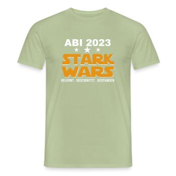 Abitur 2023 - Männer T-Shirt - Sage - Vorne - AI Model Male 178 light (178cm)