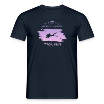 Tauchen Diving Spruch für Taucher - Männer T-Shirt - Navy - Vorne - AI Model Male 178 light (178cm)