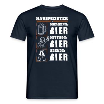 Mon quotidien de soignant - T-shirt homme - marine - Devant - AI Model Male 178 light (178cm)