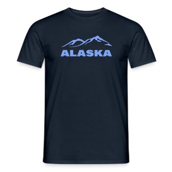 ALASKA - T-shirt homme - marine - Devant - AI Model Male 178 light (178cm)