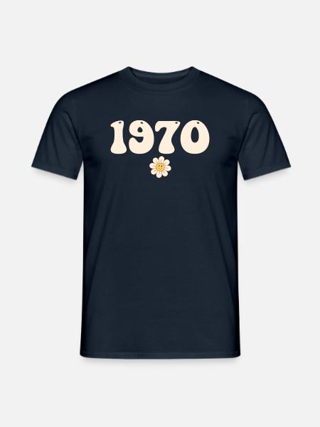 1970 - Geschenk Jahrgang 1970 - Männer T-Shirt - Navy