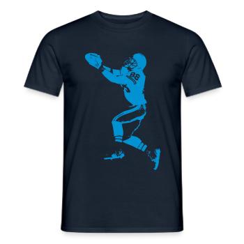 touchdown - Männer T-Shirt - Navy - Vorne - AI Model Male 178 light (178cm)