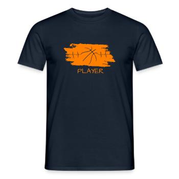Basketball Design Geschenk für Player Streetball - Männer T-Shirt - Navy - Vorne - AI Model Male 178 light (178cm)