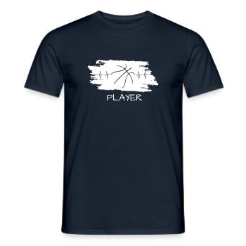 Basketball Player Streetball - Männer T-Shirt - Navy - Vorne - AI Model Male 178 light (178cm)