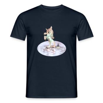 Fairytale Baby Unicorn - Men's T-Shirt - navy - Front - AI Model Male 178 light (178cm)