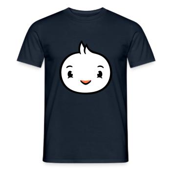Bird Face Head Duck Cute Cute Friendly - Men's T-Shirt - navy - Front - AI Model Male 178 light (178cm)