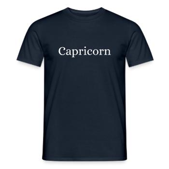 Capricorn - Men's T-Shirt - navy - Front - AI Model Male 178 light (178cm)