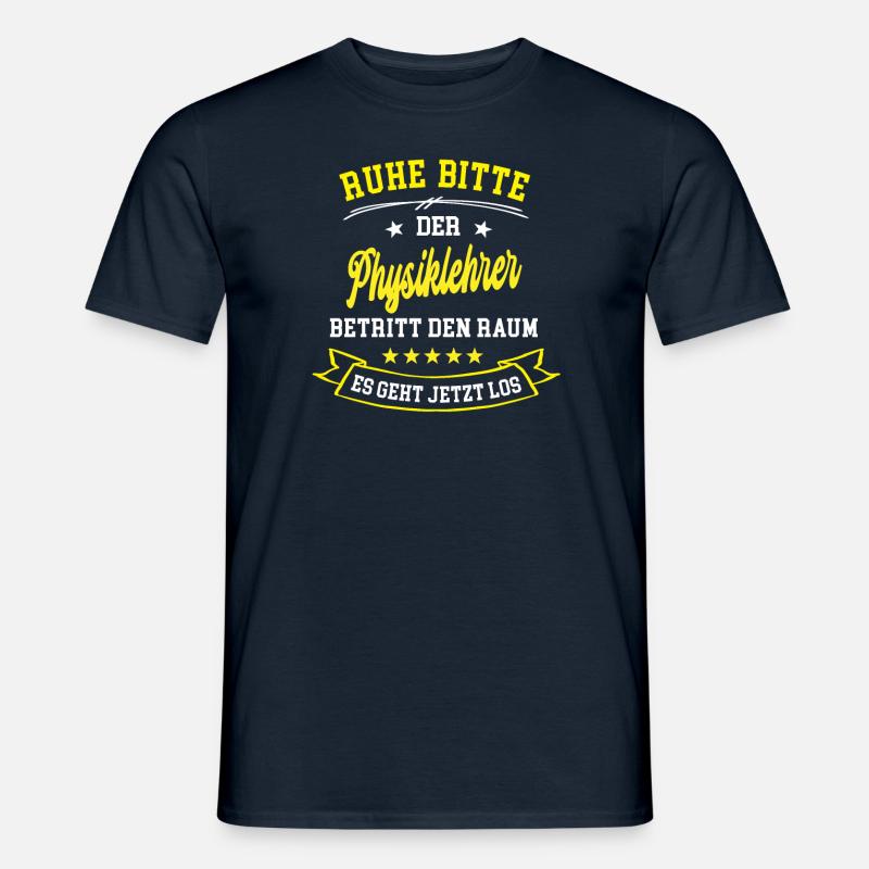 Physiker Lehrer der Physik Physiklehrer Physikprof - Männer T-Shirt - Navy