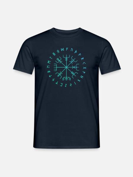 Vegvisir - Colormatic Edition - Männer T-Shirt - Navy