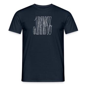 longtype - Men's T-Shirt - navy - Front - AI Model Male 178 light (178cm)