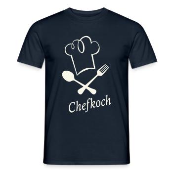 Chefkoch - Männer T-Shirt - Navy - Vorne - AI Model Male 178 light (178cm)