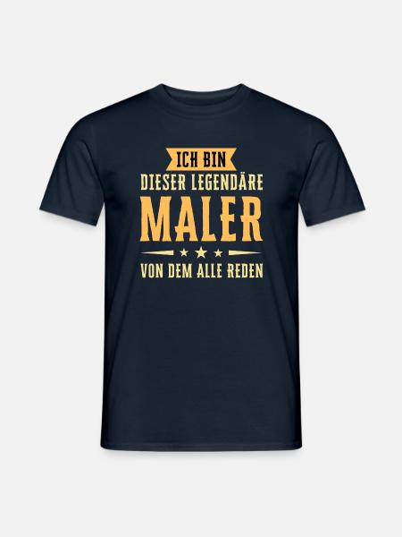 Ich bin dieser legendäre Maler - Männer T-Shirt - Navy