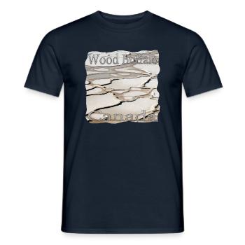Wood Buffalo National Park Salt Plains, Canada - Männer T-Shirt - Navy - Vorne - AI Model Male 178 light (178cm)
