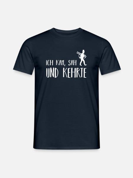 ich kam, sah und kehrte - Männer T-Shirt - Navy