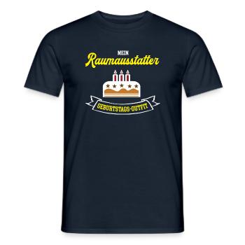 Raumausstatter Geburtstag Geburtstagsgeschenk - Männer T-Shirt - Navy - Vorne - AI Model Male 178 light (178cm)