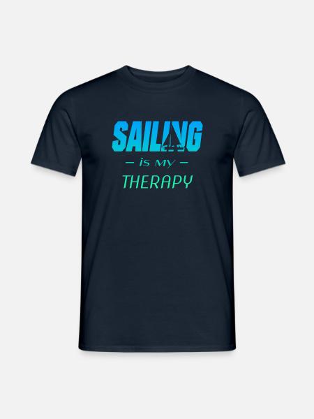 Segeln Sailing Sail - Männer T-Shirt - Navy