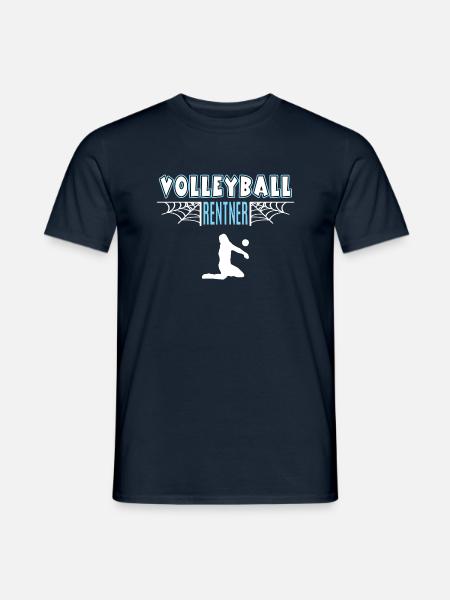 Volleyball Rentner Rente Ruhestand Volleyballer - Männer T-Shirt - Navy