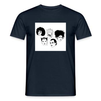 Punk-Ikonen - Männer T-Shirt - Navy - Vorne - AI Model Male 178 light (178cm)