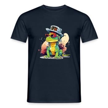 Kijo der Streuer - Männer T-Shirt - Navy - Vorne - AI Model Male 178 light (178cm)