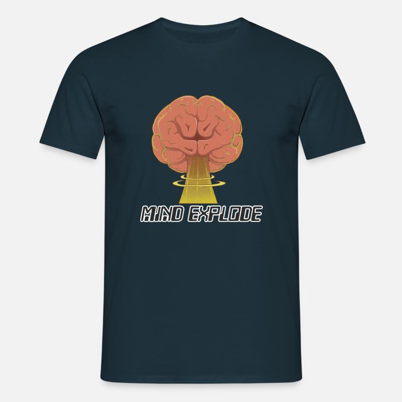 mind explode - Männer T-Shirt - Navy