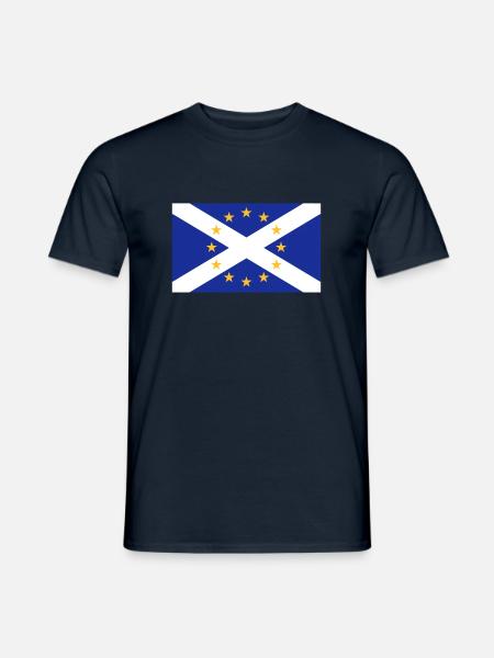 Scotland in the EU - Men's T-Shirt - navy