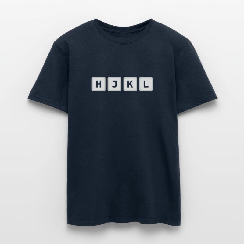 HJKL Computer-Tasten vi & Vim Code Geeks & Nerds Männer T-Shirt