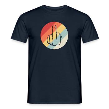Fuck You, fuck you, fck u - Männer T-Shirt - Navy - Vorne - AI Model Male 178 light (178cm)