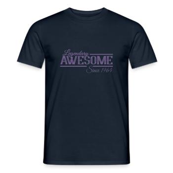 Génial depuis 1964 - T-shirt homme - marine - Devant - AI Model Male 178 light (178cm)