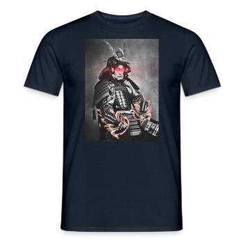 Laser Ninja Man - Männer T-Shirt - Navy - Vorne - AI Model Male 178 light (178cm)