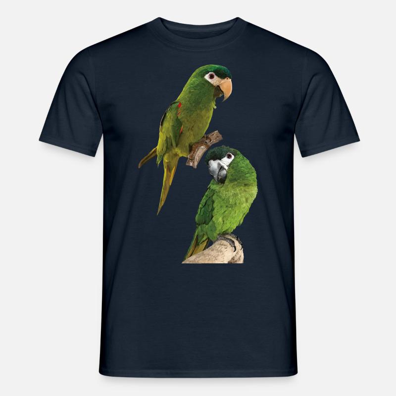Der edle Ara - Männer T-Shirt - Navy